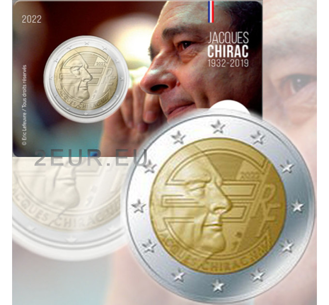 Francia 2 euro FDC 2022 - Jacques Chirac