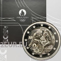 Francia 2 euro Proof 2024 - Giochi Olimpici di Parigi 2024 - Hercules pratica la lotta - Notre Dame
