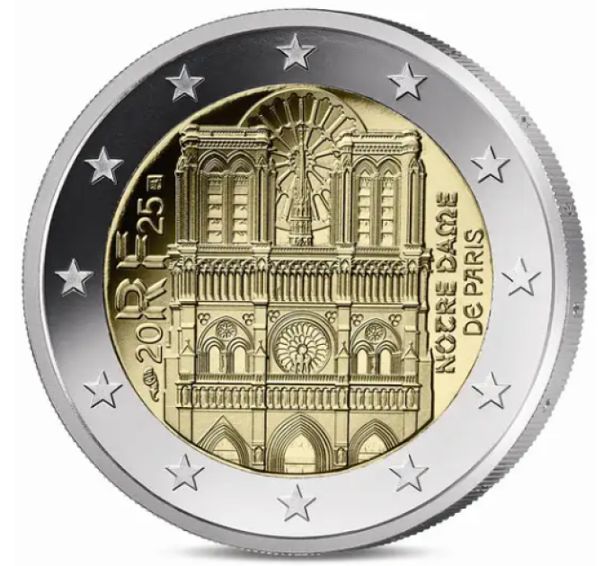 Francia 2 euro Proof 2025 - Notre Dame
