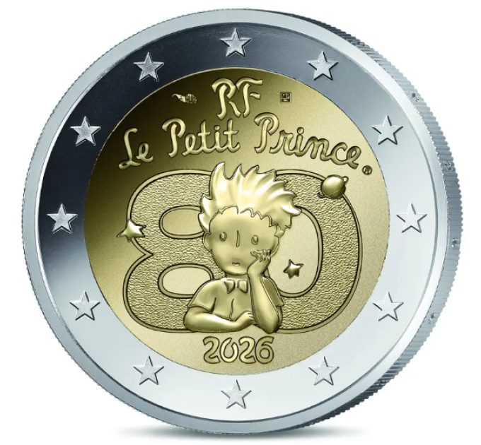 Francia 2 euro Proof 2026 - 80 anni del Piccolo Principe 