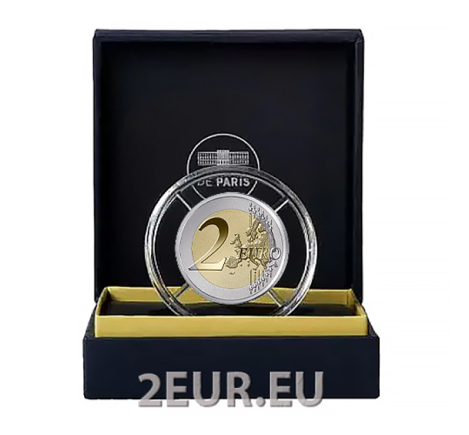 Francia 2 euro Proof 2025 - Museo del Louvre - lucidatura inversa