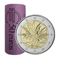 Francia 2 EURO ROTOLO 2024 - Albero della vita nazionale della Francia