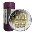 Francia 2 EURO ROTOLO 2025 - Notre Dame