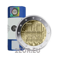 Francia 2 EURO ROTOLO 2025 - Notre Dame