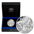 Francia 10 euro moneta d'argento Proof 2020 - Johnny Hallyday - 60 anni di ricordi