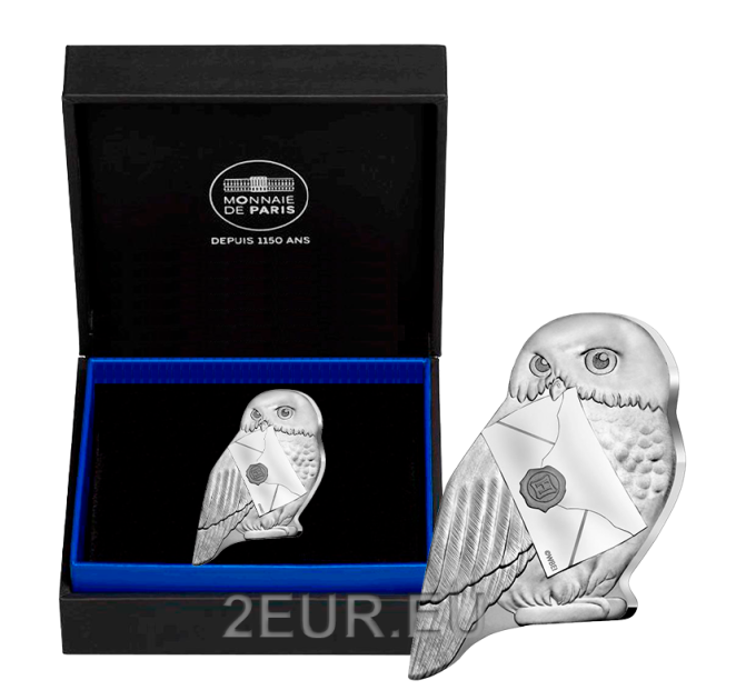 Francia 10 euro moneta d'argento Proof 2021 - La civetta Edvige
