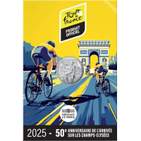Francia 10 euro moneta d'argento 2025 - Tour de France