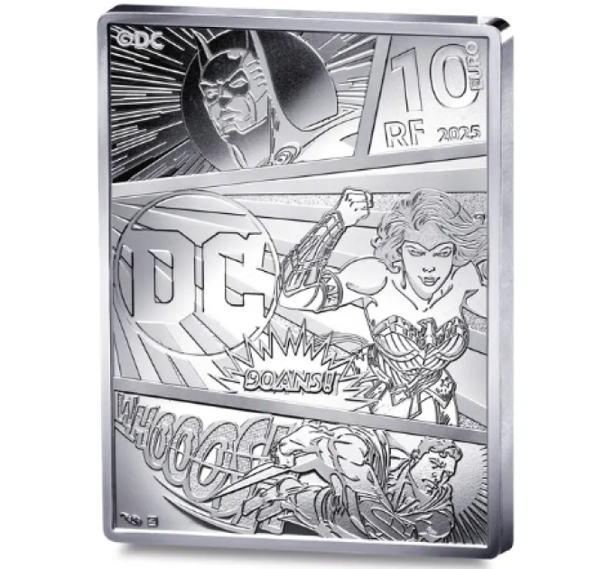Francia 10 euro moneta d'argento Proof 2025 - Fumetti DC - Batman