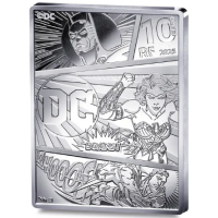 Francia 10 euro moneta d'argento Proof 2025 - Fumetti DC - Superuomo