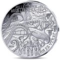 Francia 10 euro moneta d'argento Proof 2025 - L'arte della penna - Ventimila leghe sotto i mari