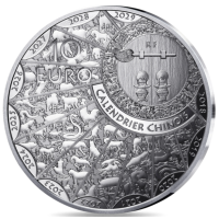 Francia 10 euro moneta d'argento Proof 2026 - Anno del cavallo