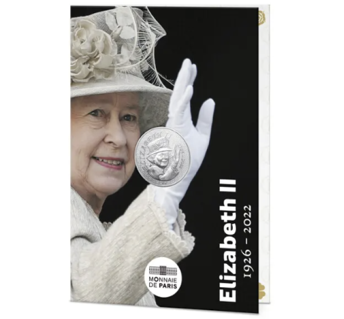 Francia 10 euro moneta d'argento 2026 - Elizabeth II