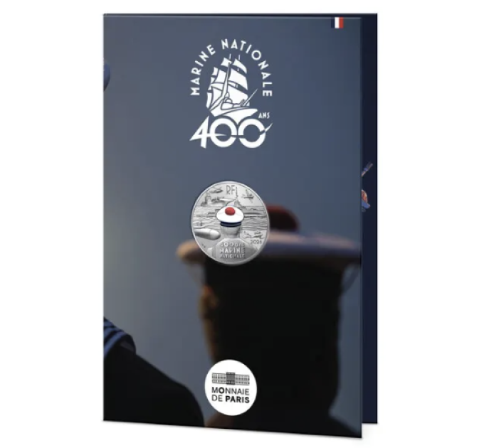 Francia 10 euro moneta d'argento 2026 - Marina francese
