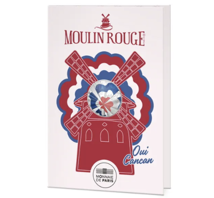 Francia 10 euro moneta d'argento 2026 - Moulin Rouge