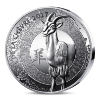 Francia 20 euro moneta d'argento Proof 2027 - Anno della Capra