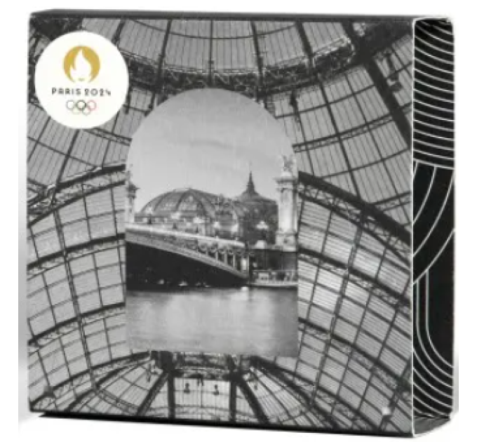 Francia 10 euro moneta d'argento Proof 2021 - GRANDE PALAZZO DEL PATRIMONIO 