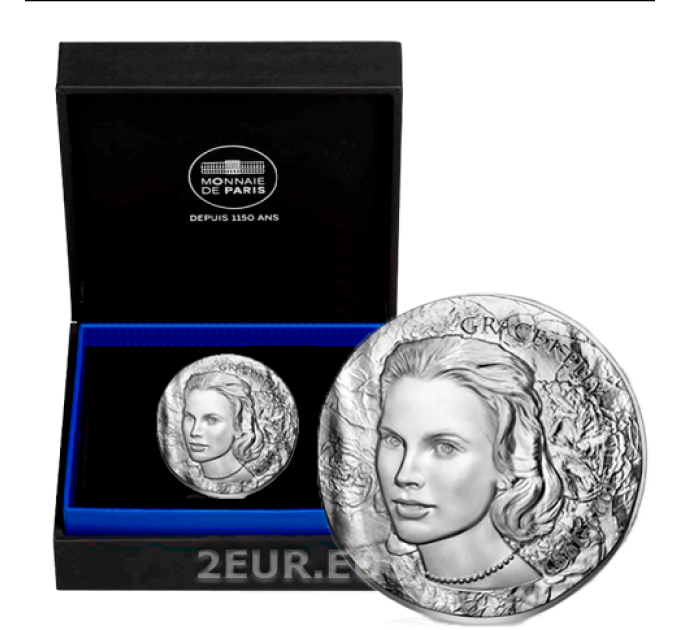 Francia 10 euro moneta d'argento Proof 2022 - Donne del mondo - Grace Kelly