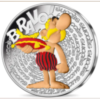 Francia 50 euro moneta d'argento 2022 - Asterix - Bravo - Successo