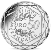 Francia 50 euro moneta d'argento 2022 - Asterix-Amore