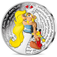 Francia 50 euro moneta d'argento 2022 - Asterix-Amore