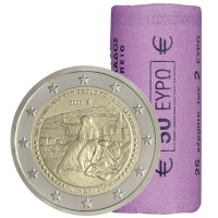 Grecia 2 euro da rotolo 2026 - A 200 anni dall'Esodo di Missolungi