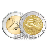 Grecia 2 euro UNC 2025 - 100 ANNI DALLA NASCITA DI MIKIS THEODORAKIS