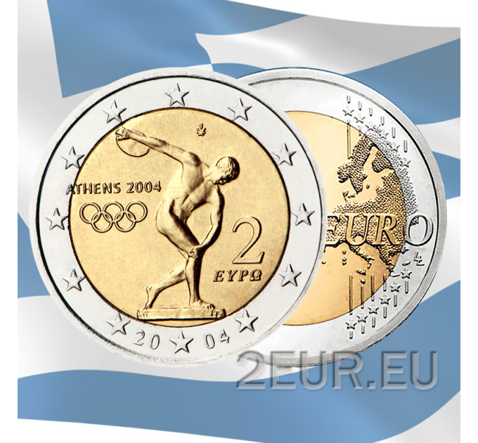 Grecia 2 euro UNC 2004 - XXVIII. Olimpiadi estive di Atene