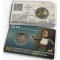 Grecia 2 euro FDC 2025 - 200 ANNI DALLA MORTE DI LASKARINA BOUBOULINA