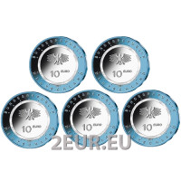 Germania 10 euro UNC 2021 - Sull'acqua - ADFGJ