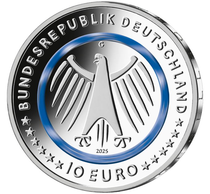 Germania 10 euro UNC 2025 - Al servizio della società - Agenzia di assistenza tecnica