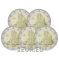 Germania 2 euro UNC 2023 - Amburgo - Elbphilharmonie - ADFGJ