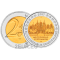 Germania 2 euro UNC 2007 - Castello di Schwerin - D - Monaco di Baviera