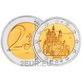 Germania 2 euro UNC 2012 - BAVIERA - A - Berlino