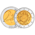 Germania 2 euro UNC 2012 - 10 anni di Euro Cash - A - Berlino