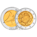 Germania 2 euro UNC 2012 - 10 anni di Euro Cash - G - Karlsruhe