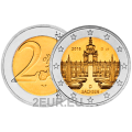 Germania 2 euro UNC 2016 - Palazzo Zwinger a Dresda - D - Monaco di Baviera