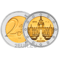 Germania 2 euro UNC 2016 - Palazzo Zwinger a Dresda - F - Stoccarda