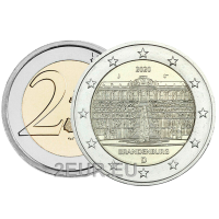 Germania 2 euro UNC 2020 - Palazzo di Potsdam - G - Karlsruhe