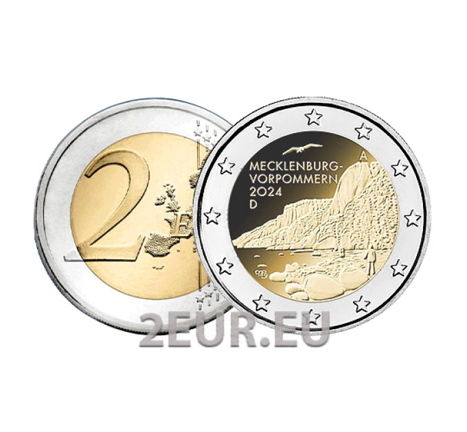 Germania 2 euro UNC 2024 - Meclemburgo-Pomerania Anteriore - A