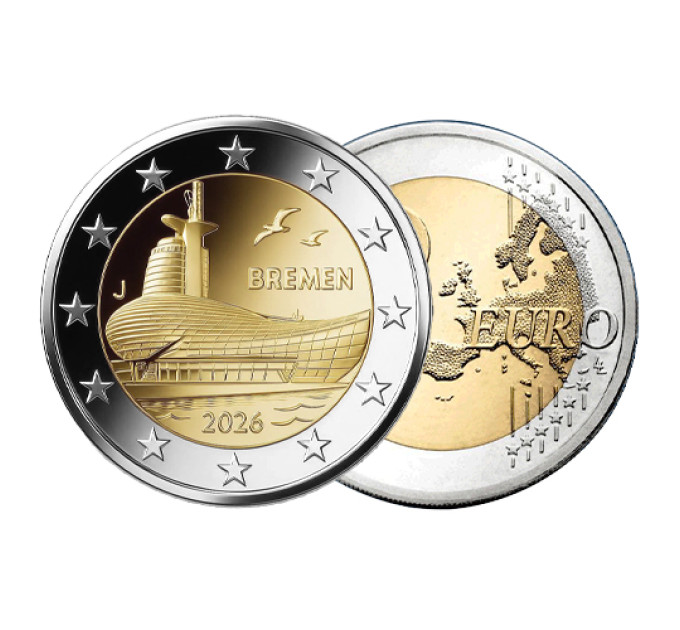Germania 2 euro UNC 2026 - Bremen