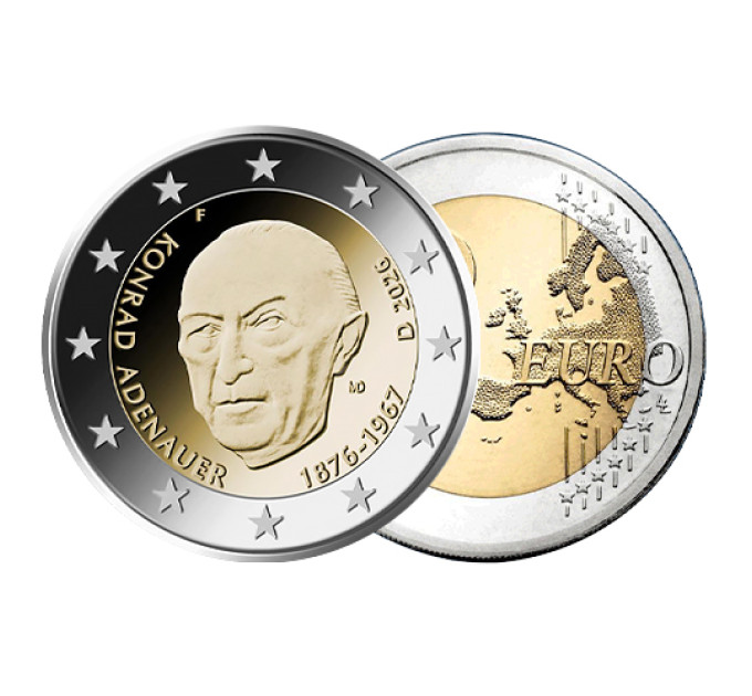 Germania 2 euro UNC 2026 - Konrad Adenauer
