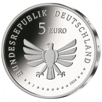 Germania 5 euro UNC 2024 - Il meraviglioso mondo degli insetti - Bombo dalla coda rossa