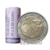 Germania 2 euro rotolo UNC 2022 - 35 anni di Programma Erasmus - J