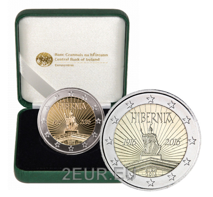 Irlanda 2 euro proof 2016 - 100 anni dalla Rivolta di Pasqua del 1916 in Irlanda