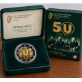 Irlanda 2 euro proof 2026 - 50° anniversario degli U2