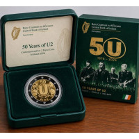 Irlanda 2 euro proof 2026 - 50° anniversario degli U2