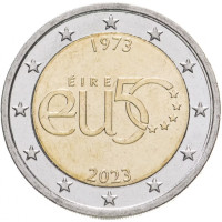 Irlanda 2 euro UNC 2023 - 50 anni di appartenenza dell'Irlanda all'Unione Europea