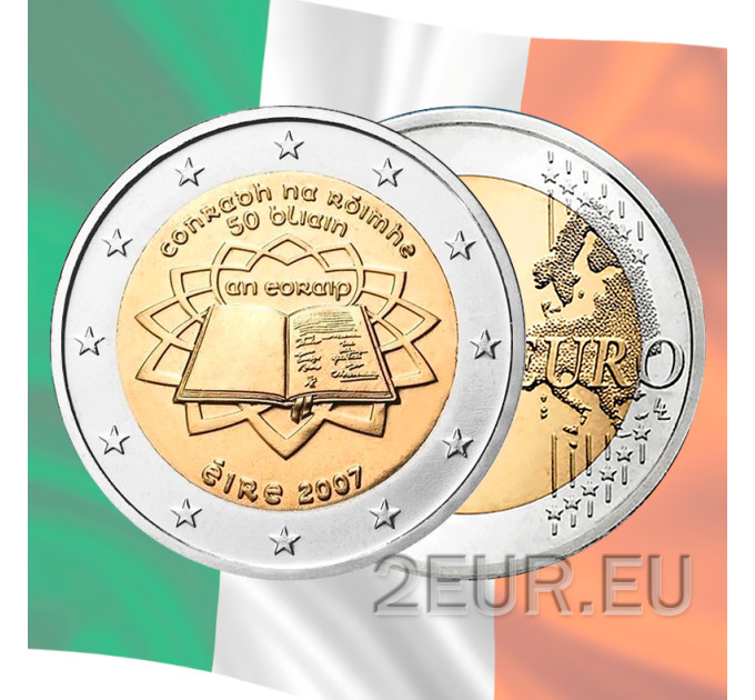 Irlanda 2 euro UNC 2007 - Trattato di Roma