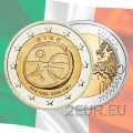 Irlanda 2 euro UNC 2009 - 10 anni Euro