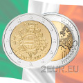 Irlanda 2 euro UNC 2012 - 10 anni di euro contanti